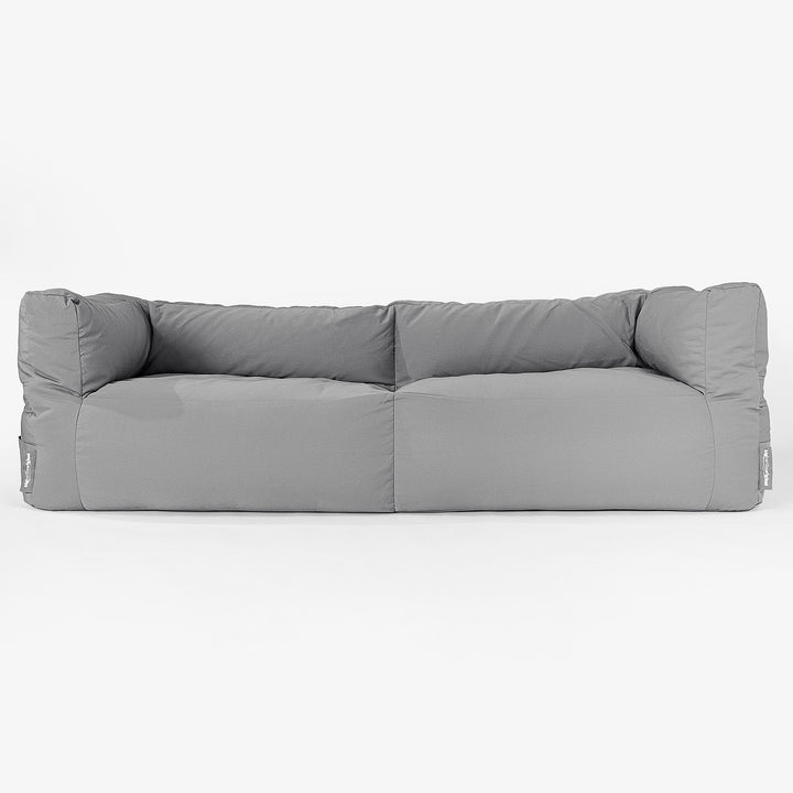 Big Bertha Original, SoleiStorm™ Ultra 2000 h+ Sitzsacksofa, Schlafsofa, Olefin Mittelgrau