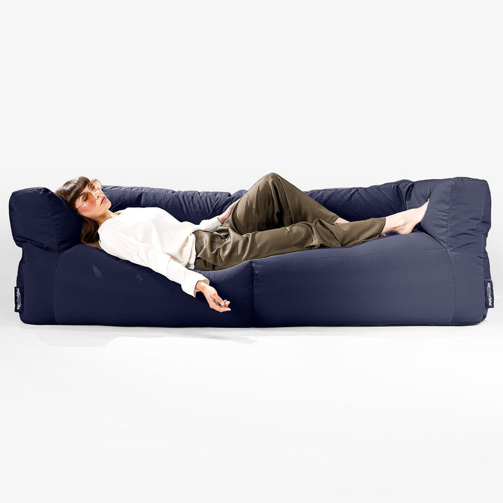 Big Bertha Original, SoleiStorm™ Ultra 2000 h+ Sitzsacksofa, Schlafsofa, Olefin Marineblau