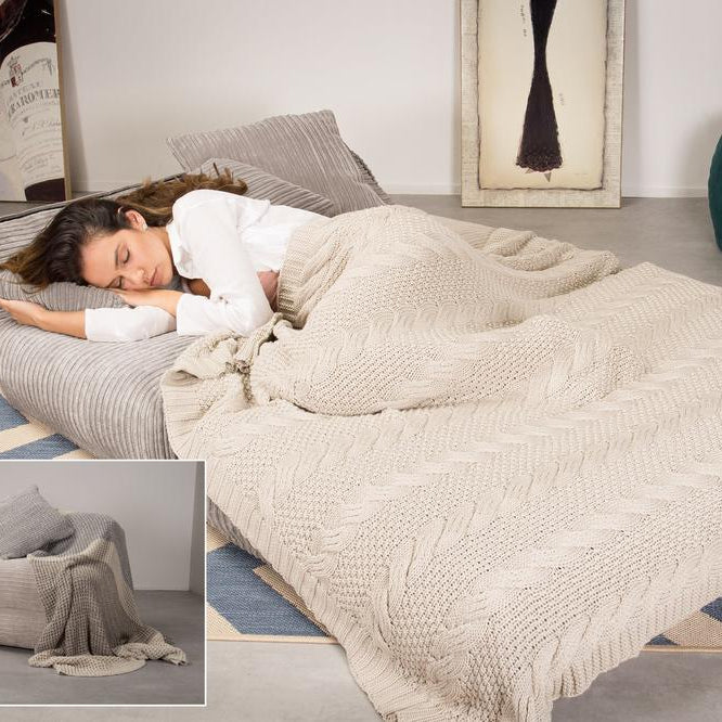 Lounge Pug, Avery, Futon Sofabett, Doppelte, Cord Nerzfarben
