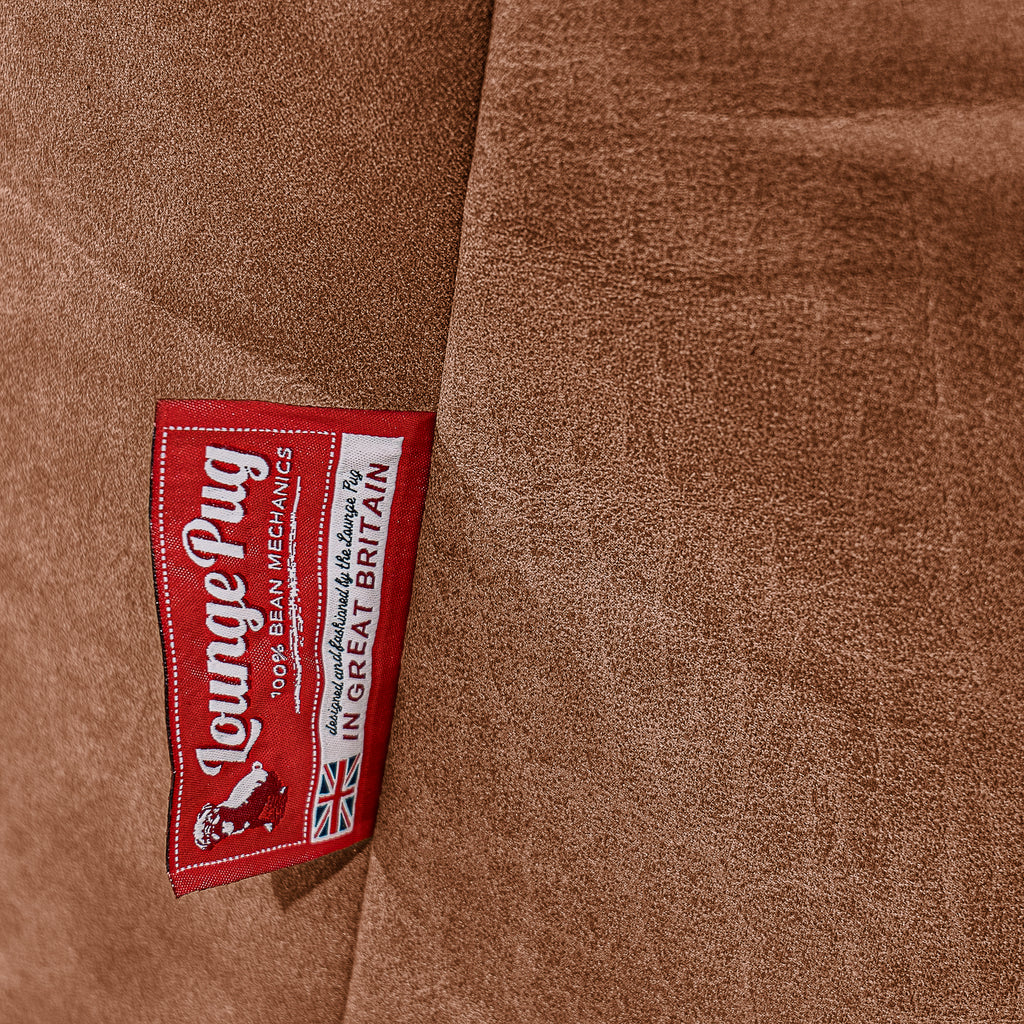Mammoth Sofa Sitzsack XXL - Vintage Leder Karamell 06