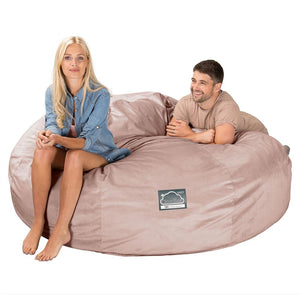 CloudSac 3000 XXL Kingsize Memory-Schaum Sitzsacksofa - Samt Pink