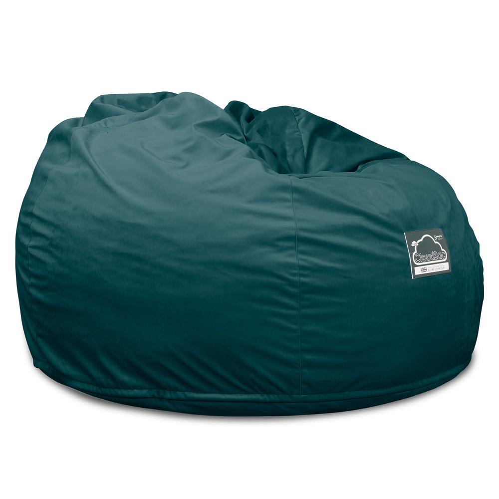 Lounge Pug, CloudSac 510 XL, XL Memory-Schaum Sitzsack, Samt Türkis