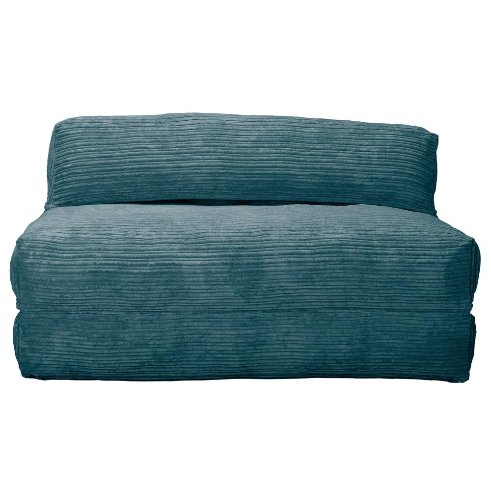 Lounge Pug, Avery, Futon Sofabett, Doppelte, Cord Türkis