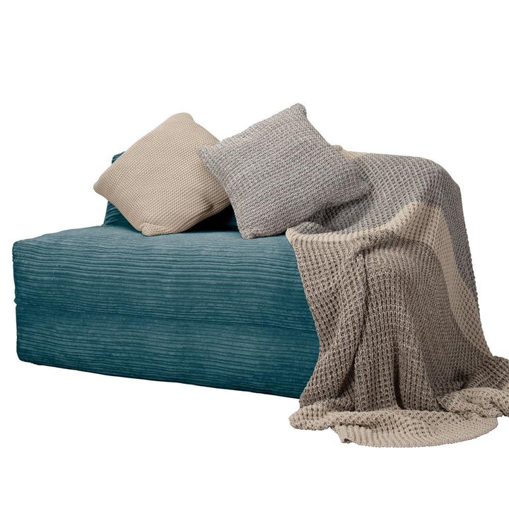Lounge Pug, Avery, Futon Sofabett, Doppelte, Cord Türkis