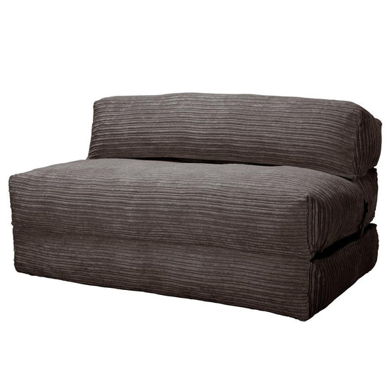 Lounge Pug, Avery, Futon Sofabett, Doppelte, Cord Schiefergrau