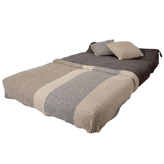 Lounge Pug, Avery, Futon Sofabett, Doppelte, Cord Schiefergrau