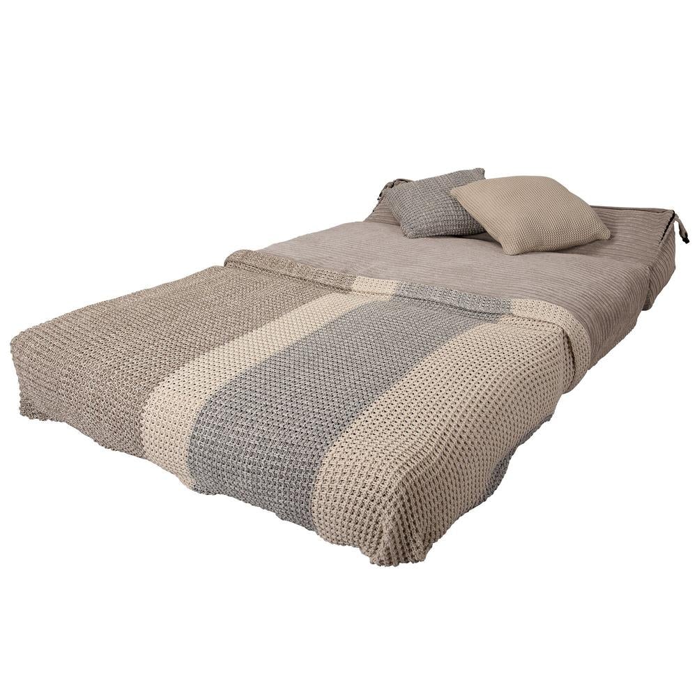 Lounge Pug, Avery, Futon Sofabett, Doppelte, Cord Nerzfarben