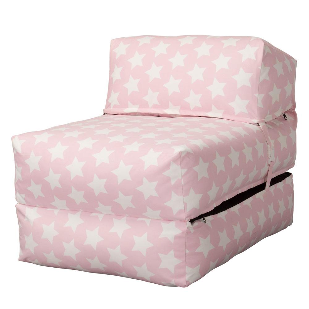 Lounge Pug, Avery, Futon Sofabett, Einzelne, Druck Pink Star