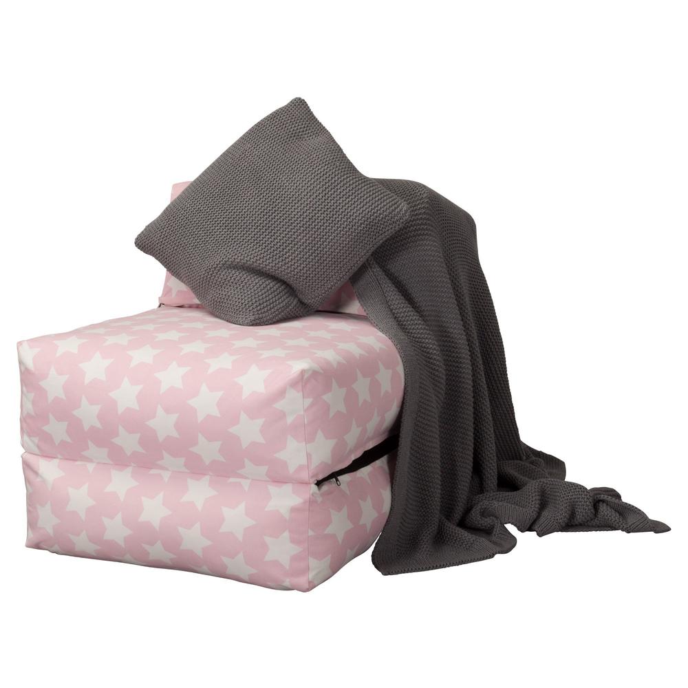 Lounge Pug, Avery, Futon Sofabett, Einzelne, Druck Pink Star