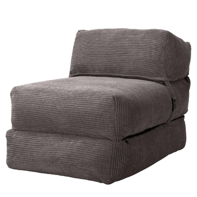 Lounge Pug, Avery, Futon Sofabett, Einzelne, Pom-Pom Anthrazit