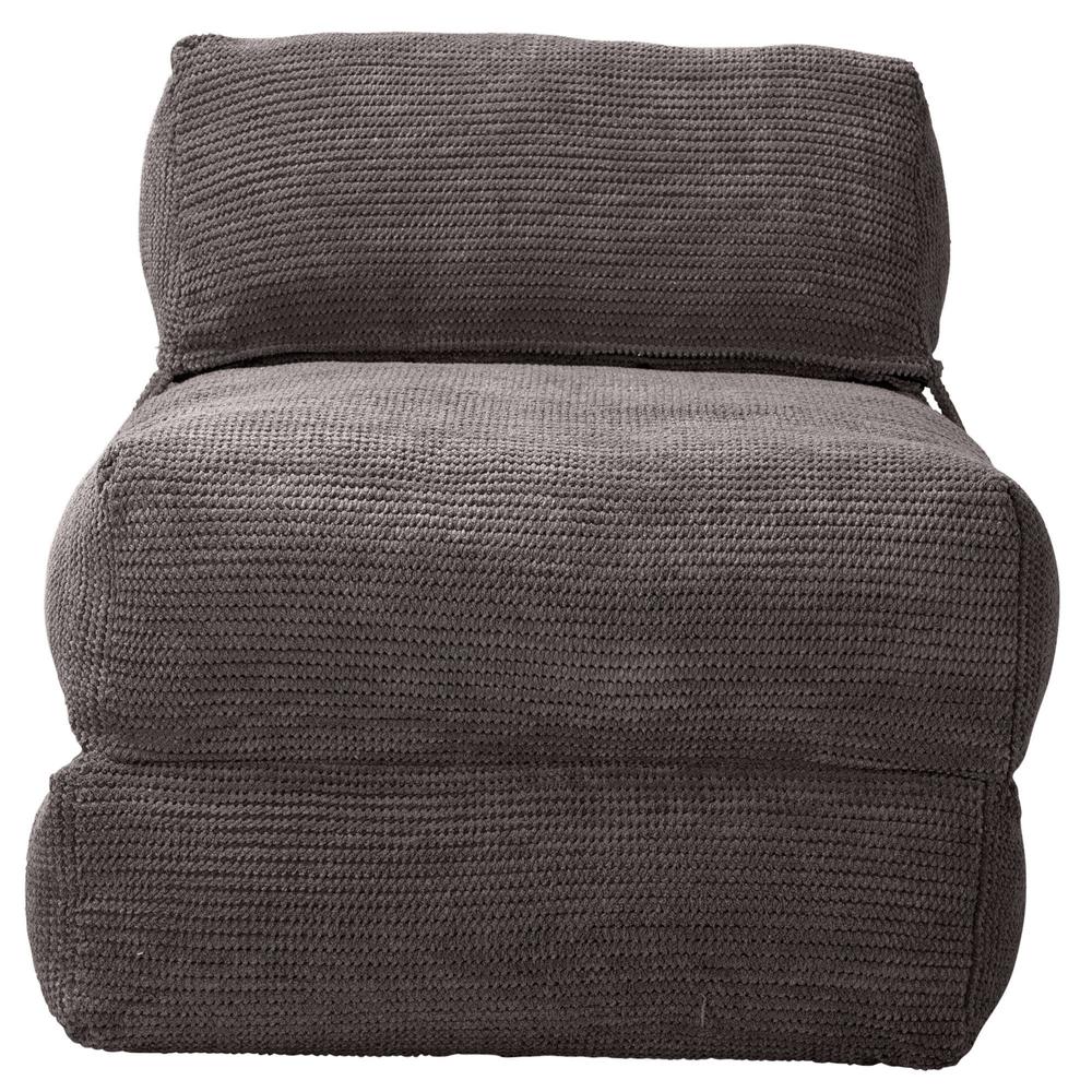 Lounge Pug, Avery, Futon Sofabett, Einzelne, Pom-Pom Anthrazit