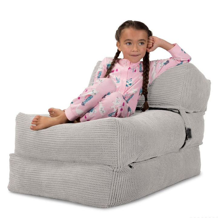Lounge Pug, Avery, Futon Sofabett, Einzelne, Pom-Pom Creme