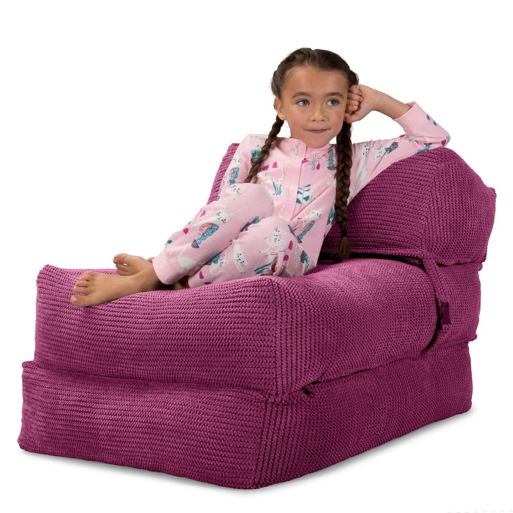 Lounge Pug, Avery, Futon Sofabett, Einzelne, Pom-Pom Pink