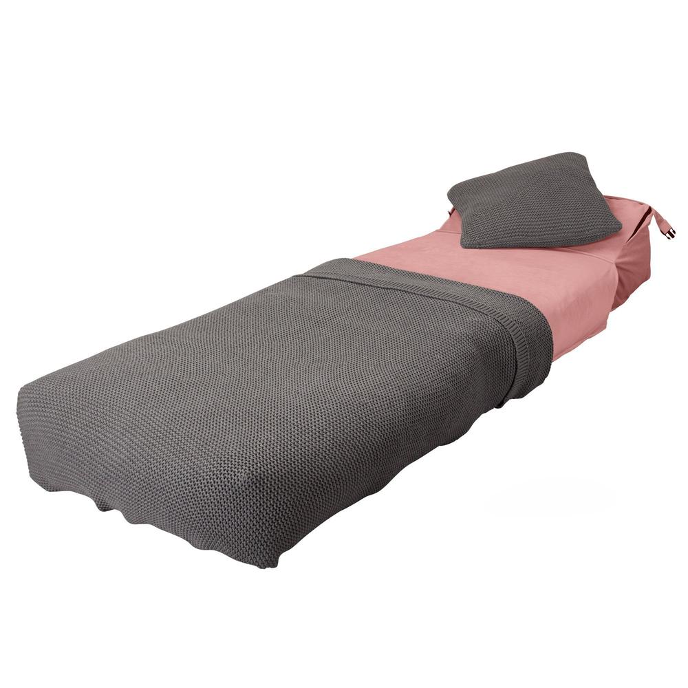 Lounge Pug, Avery, Futon Sofabett, Einzelne, Samt Pink