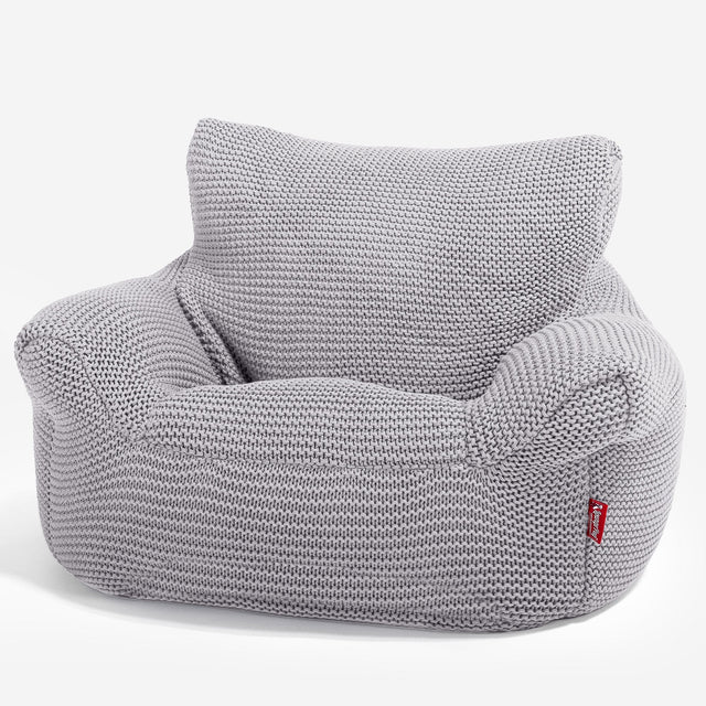 Klein Kindersessel Sitzsack 1-3 jahren - 100% Baumwoll Ellos Hellgrau 01