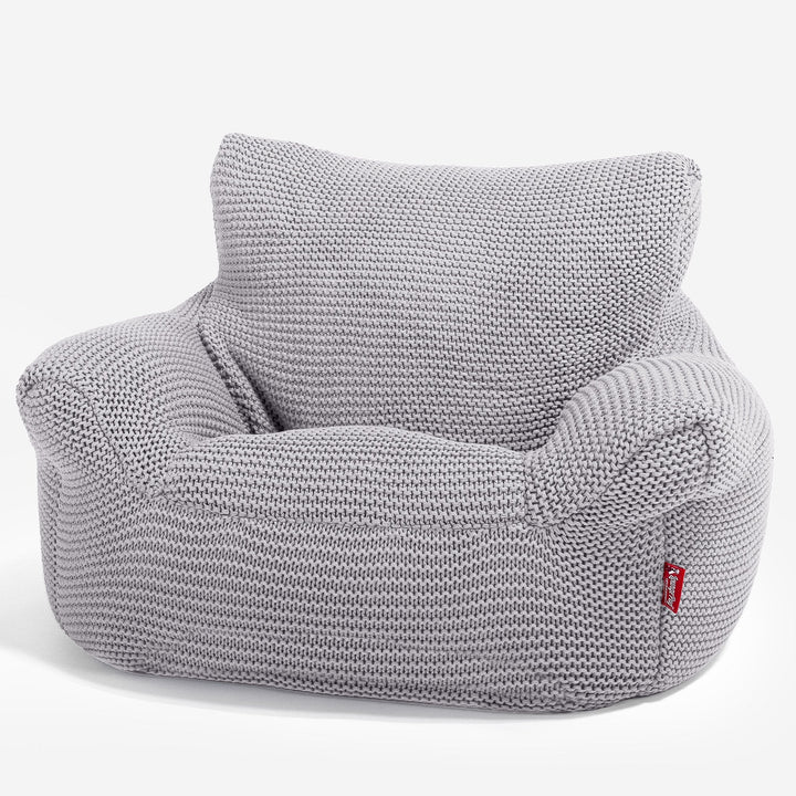 Klein Kindersessel Sitzsack 1-3 jahren - 100% Baumwoll Ellos Hellgrau 01