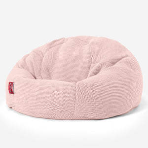 Klassischer Sitzsack Sessel - Ellos Grobgestrickt Baby Pink