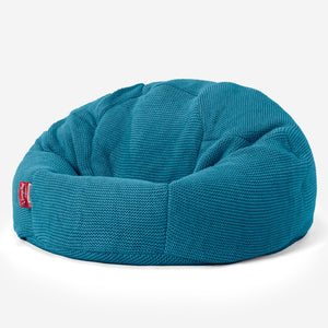 Klassischer Sitzsack Sessel - Ellos Grobgestrickt Türkis