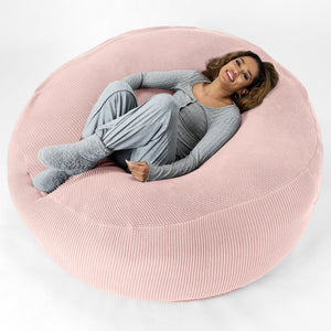 Mega-Mammoth Sofa Sitzsack XXL - Ellos Grobgestrickt Baby Pink