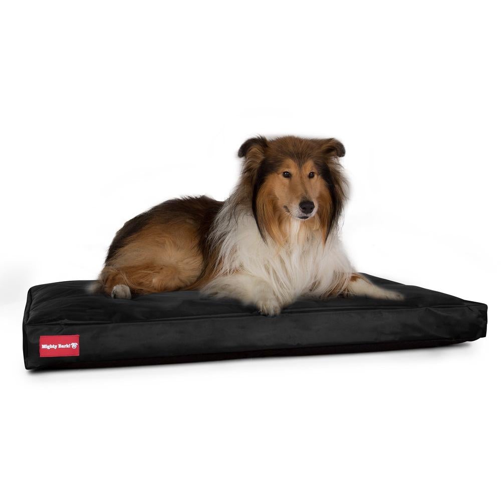 "Die Matratze Von Mighty-Bark" - Orthopädische Hundekissen, Hundebett, Klein - XXL - Wasserfest Schwarz