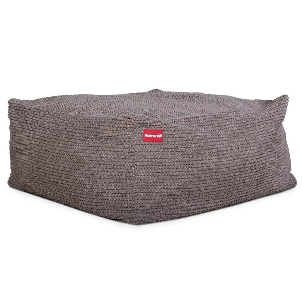 Mighty Bark Die Mega Matratze - Riesen Hundebett - Pom-Pom Anthrazit