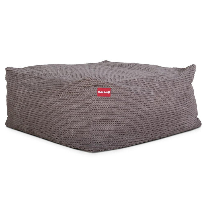 Mighty Bark Die Mega Matratze - Riesen Hundebett - Pom-Pom Anthrazit
