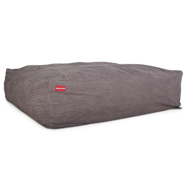 Mighty Bark Die Mega Matratze - Riesen Hundebett - Pom-Pom Anthrazit