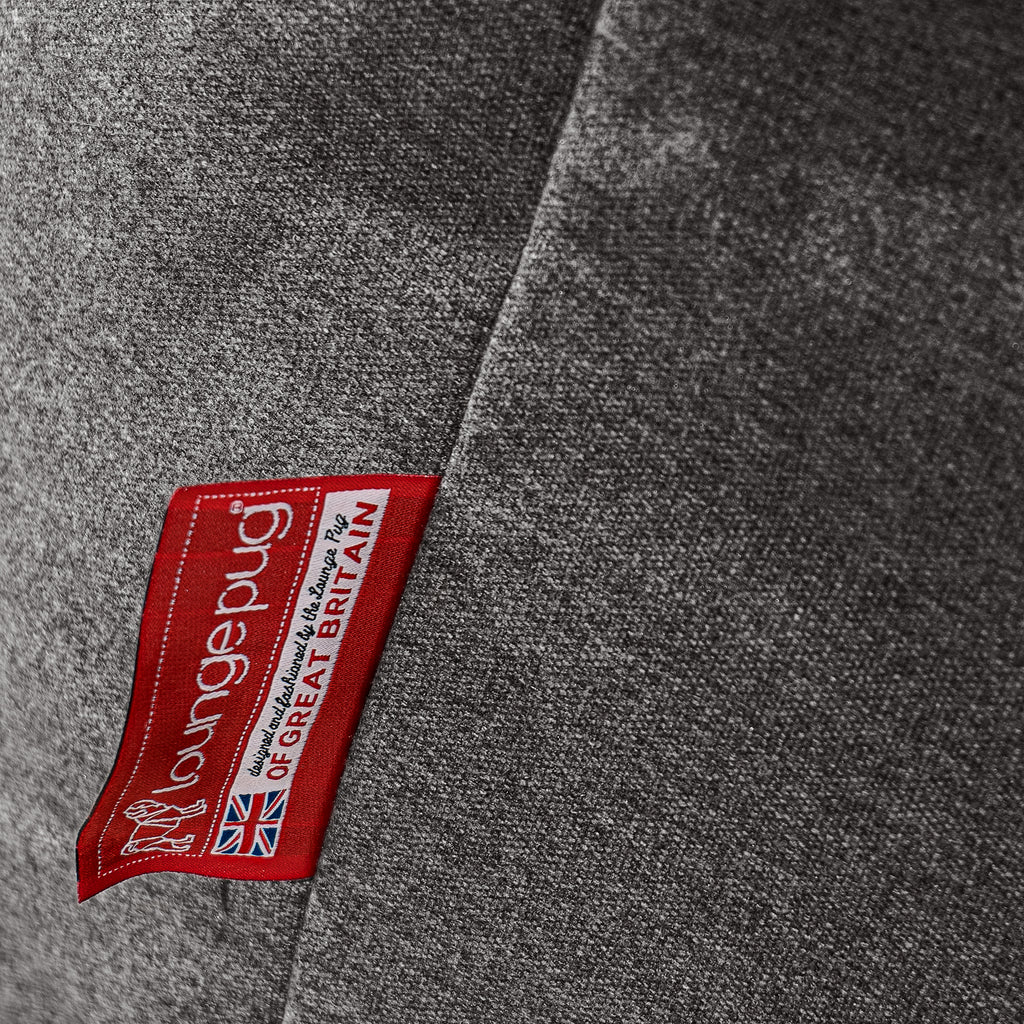 Sitzsack XXL - Interalli Wolle Grau 03