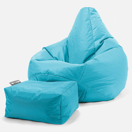 Gaming Sitzsack Sessel Outdoor - SmartCanvas™ Aqua 01