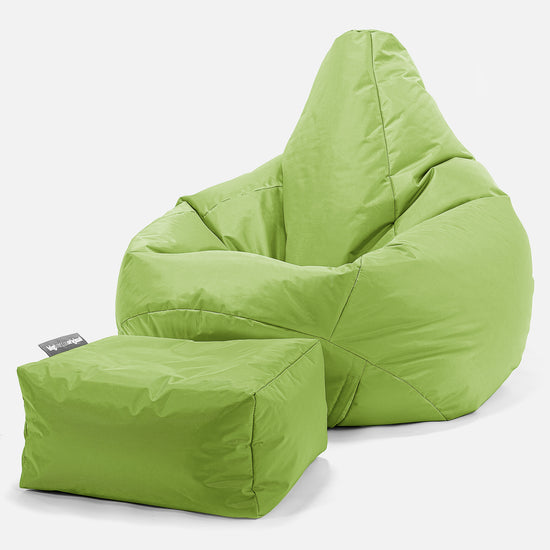 Gaming Sitzsack Sessel Outdoor - SmartCanvas™ Hellgrün 01