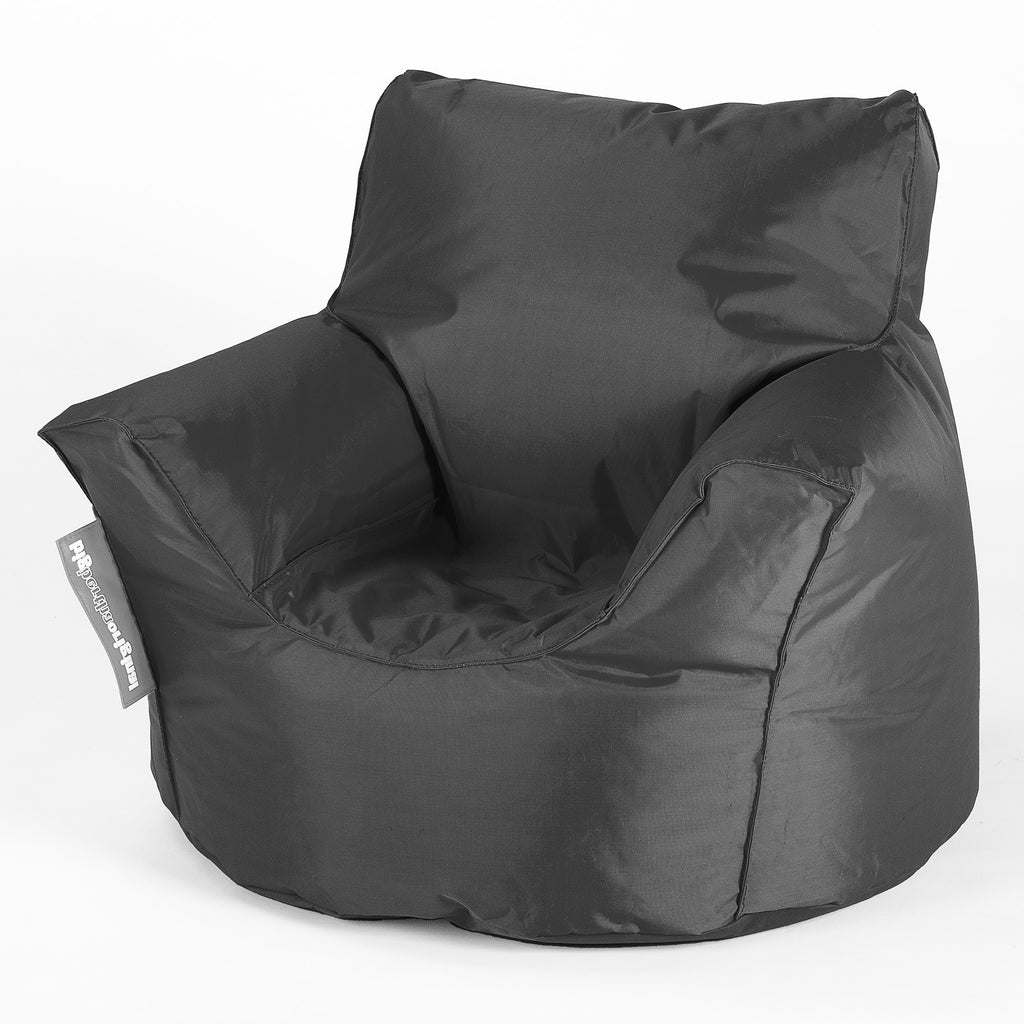 Klein Kindersessel Sitzsack 1-3 jahren - SmartCanvas™ Schwarz 01