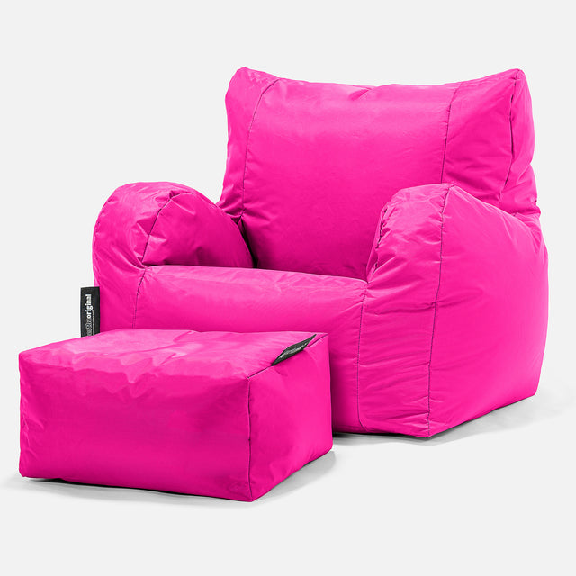 Lehnstuhl Sitzsack Outdoor - SmartCanvas™ Pink 02