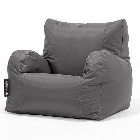 Lehnstuhl Sitzsack Outdoor - SmartCanvas™ Schiefergrau 01