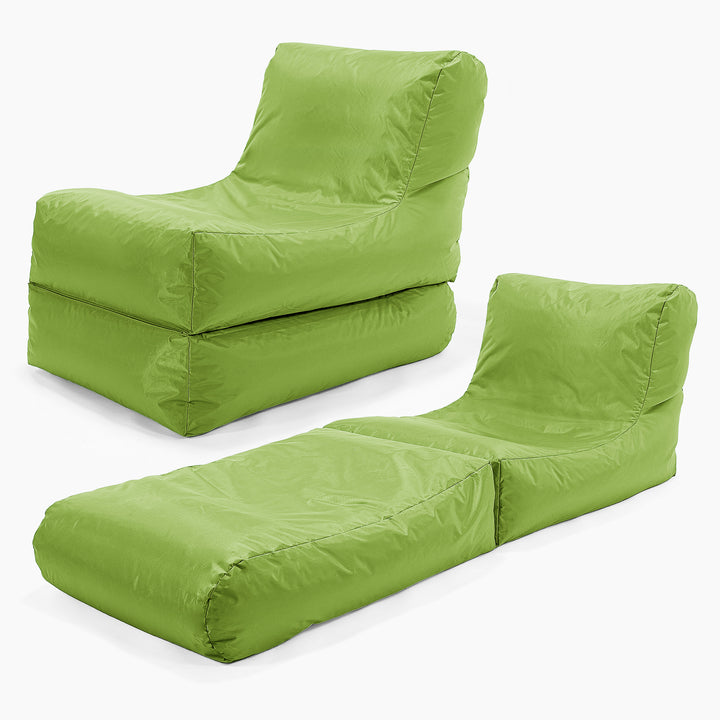 SmartCanvas™ Liegestuhl Sitzsack - Hellgrün 01