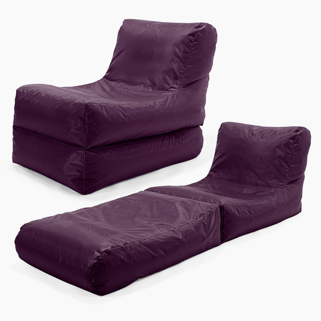 SmartCanvas™ Liegestuhl Sitzsack - Lila 01