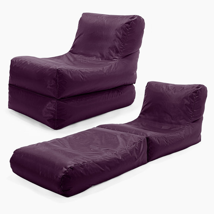 SmartCanvas™ Liegestuhl Sitzsack - Lila 01