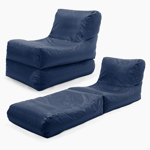 SmartCanvas™ Liegestuhl Sitzsack - Marineblau 01