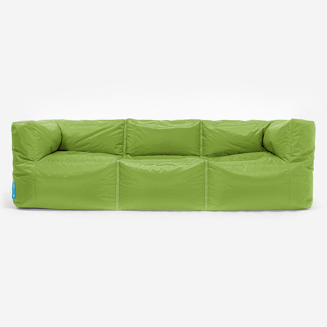 SmartCanvas™ Modulare Sitzsacksofa 3 Stücke - Hellgrün 01