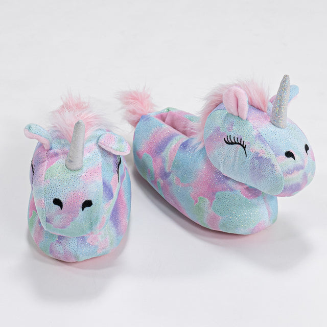 Kinder Hausschuhe im Einhorn-Design 01