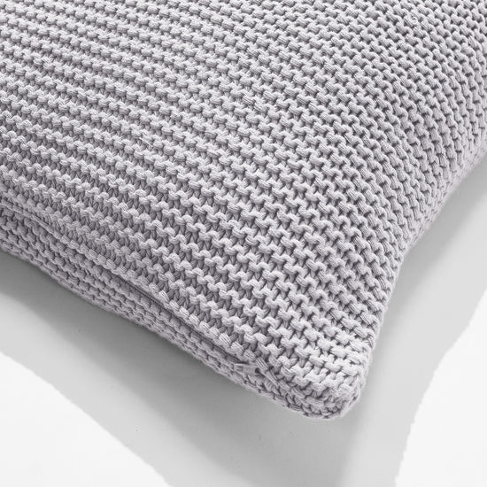 Kissen 47 x 47cm - 100% Baumwoll Ellos Hellgrau 02