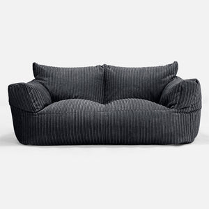 Josephine Sitzsack Sofa - Cord Schwarz