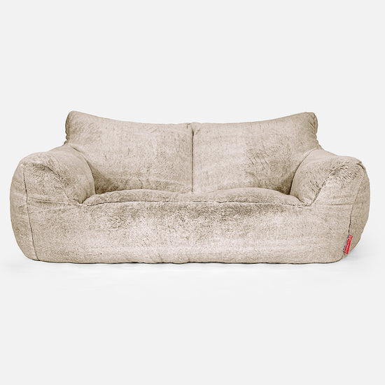 Josephine Sitzsack Sofa - Kaninchen Kunstfell Goldbraun 01