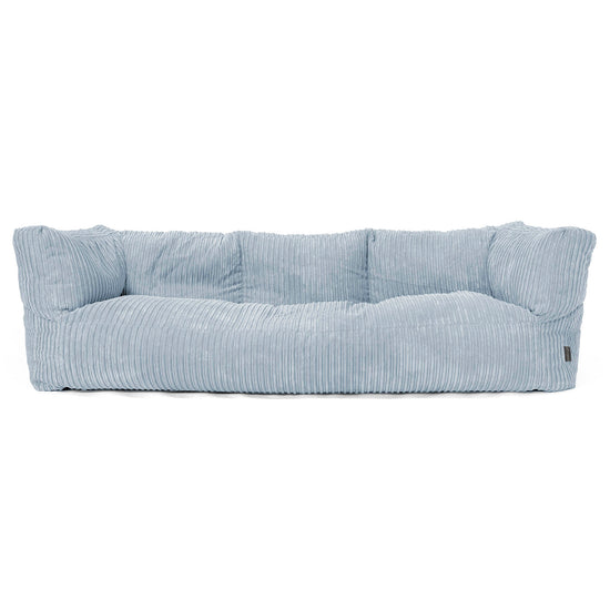3-Sitzer Albert Sitzsacksofa - Cord Baby Blau 01