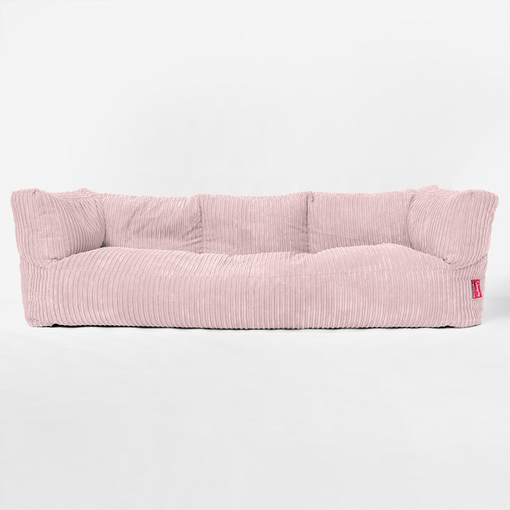 3-Sitzer Albert Sitzsacksofa - Cord Rosa 01