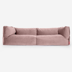 3-Sitzer Albert Sitzsacksofa - Samt Pink