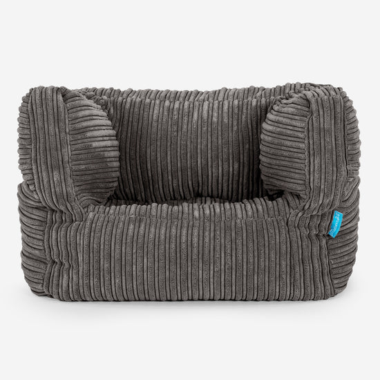 Albert Kinder Sitzsack Sessel 1-5 Jahre - Cord Graphitgrau_01
