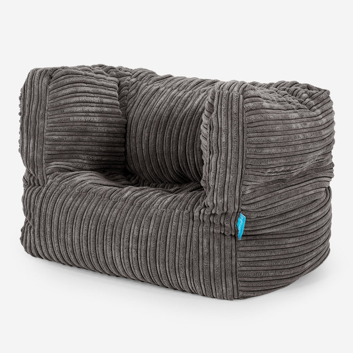Albert Kinder Sitzsack Sessel 1-5 Jahre - Cord Graphitgrau_02