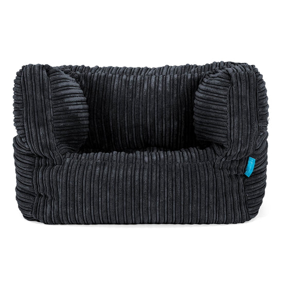 Albert Kinder Sitzsack Sessel 1-5 Jahre - Cord Schwarz_01