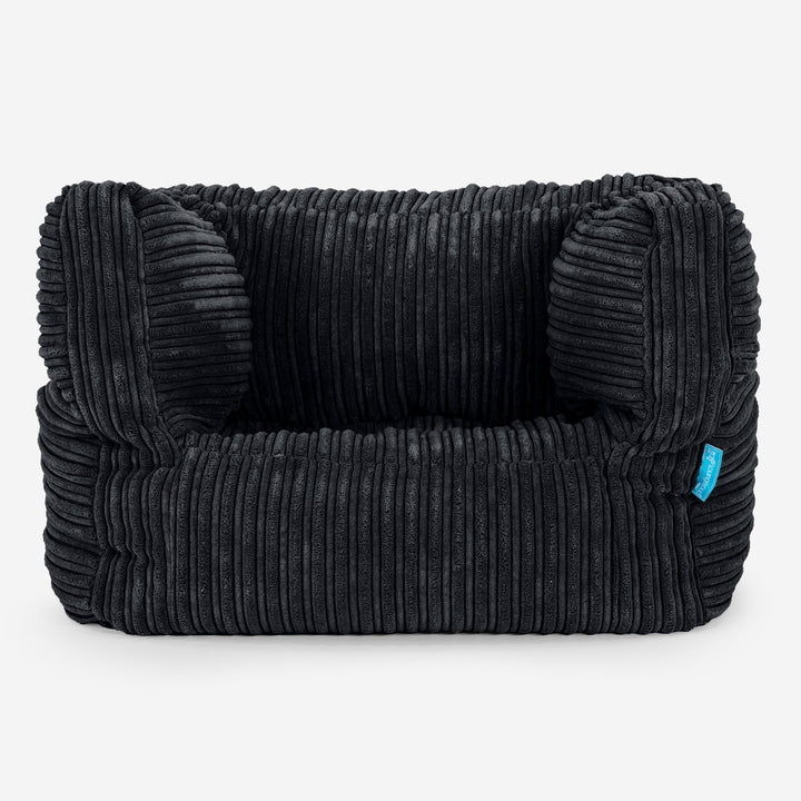 Albert Kinder Sitzsack Sessel 1-5 Jahre - Cord Schwarz_01