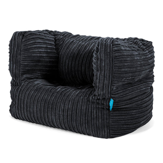 Albert Kinder Sitzsack Sessel 1-5 Jahre - Cord Schwarz_02